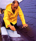 Naprawa dachu zimą i podczas deszczu Fillcoat tarasu balkonu komina papy masa uszczelniająca