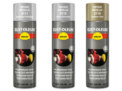 Farby metaliczne do aluminium 2115 2111 2116 Spraye Rust Oleum